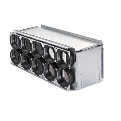 10-port Supply Filter Casing Manifold with 8" 200mm End Plate